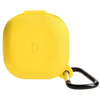Etui Bizon Case Headphone Silicone do Galaxy Buds Live / Pro / Buds2 / Buds2 Pro / Buds FE, żółte