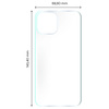 Folia hydrożelowa na tył Bizon Glass Hydrogel Back Duo, iPhone 12 / 12 Pro, 2 sztuki