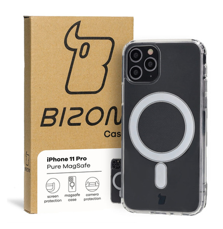 Etui Bizon Case Pure Magnetic do iPhone 11 Pro, przezroczyste