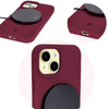 Etui silikonowe Bizon Soft Case do iPhone 15, ciemnofioletowe