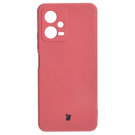 Etui Bizon Case Silicone Sq do Xiaomi POCO X5, Redmi Note 12 5G, brudny róż