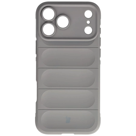 Pancerne etui Bizon Case Tur do iPhone 17 Pro Max, jasnoszare