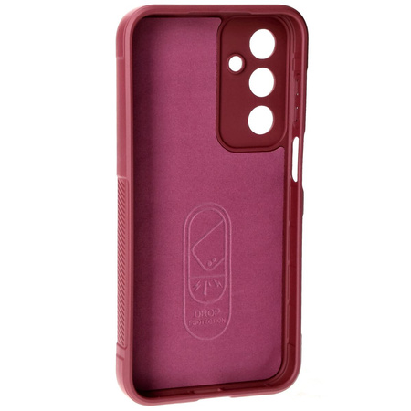 Pancerne etui Bizon Case Tur do Galaxy M35 5G, burgundowe