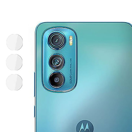 2x Szkło + szybka na aparat Bizon Edge Pack do Motorola Edge 30