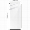 Szkło hartowane BIZON Glass Edge 3D do Honor 200