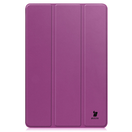 Etui Bizon Case Tab Croc do Xiaomi Pad 6 / Pad 6 Pro, ciemnofioletowe