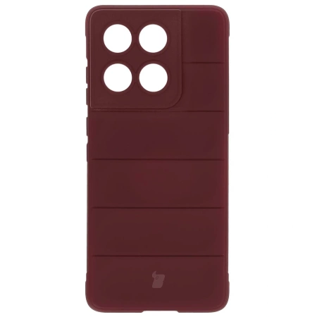 Pancerne etui Bizon Case Tur do Motorola Edge 60 / 60 Fusion, burgundowe
