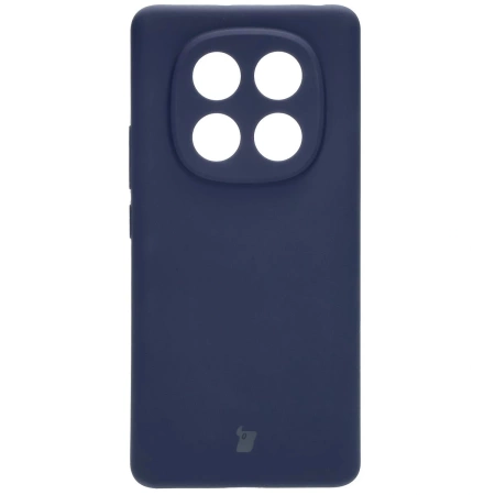 Silikonowe etui Bizon Soft Case do Xiaomi Redmi Note 14 Pro 4G, ciemnoniebieskie