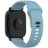 Pasek silikonowy do smartwatcha, Bizon Strap Watch Silicone Pro H, Quick Release 22 mm, jasnoniebieski