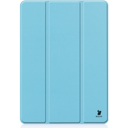 Etui Bizon Case Tab Lizard do iPad 9/8/7 10.2 2021/2020/2019, błękitne