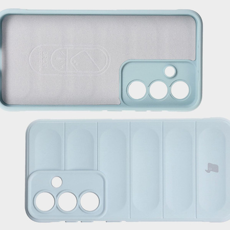 Pancerne etui Bizon Case Tur do Galaxy S25, jasnoniebieskie