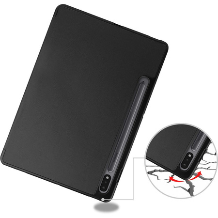 Etui Bizon Case Tab Lizard do Galaxy Tab S8 / S7, czarne