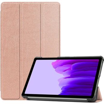 Etui Bizon Case Tab Croc do Samsung Galaxy Tab A7 Lite, różowozłote