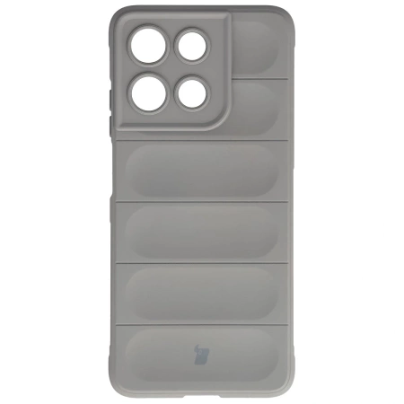 Pancerne etui Bizon Case Tur do Motorola Moto G56 5G, jasnoszare