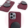 Silikonowe etui Bizon Soft Case do iPhone 16 Pro, ciemnofioletowe