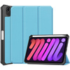 Etui Bizon Case Tab Lizard do iPad Mini 7 2024 / iPad Mini 6 2021, błękitne