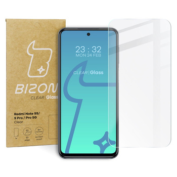 Szkło hartowane Bizon Glass Clear do Xiaomi Redmi Note 9S/9 Pro/9 Pro Max