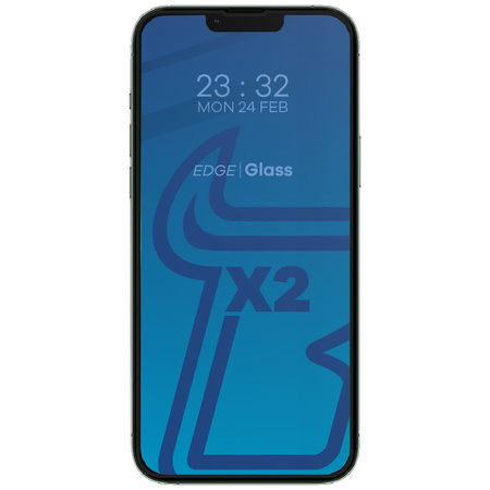 2x Szkło + szybka na aparat Bizon Edge Pack do iPhone 13 Pro Max
