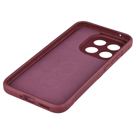 Pancerne etui Bizon Case Tur do Xiaomi 15T, burgundowe