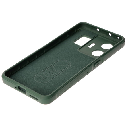 Pancerne etui Bizon Case Tur do Realme GT3, ciemnozielone