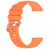 Pasek silikonowy do smartwatcha, Bizon Strap Watch Silicone Pro T, Quick Release 20 mm, pomarańczowy