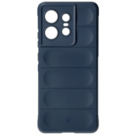 Pancerne etui Bizon Case Tur do Motorola Edge 50 Pro, granatowe