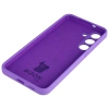 Silikonowe etui Bizon Soft Case do Galaxy S25 FE, fioletowe