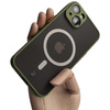 Etui Bizon Case Hybrid MagSafe do Apple iPhone 14, jasnozielone