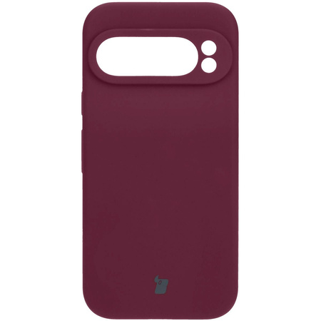 Silikonowe etui Bizon Soft Case do Google Pixel 9 Pro, ciemnofioletowe