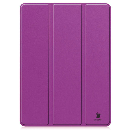 Etui Bizon Case Tab Lizard do iPad Pro 11" 2025 / 2024, ciemnofioletowe