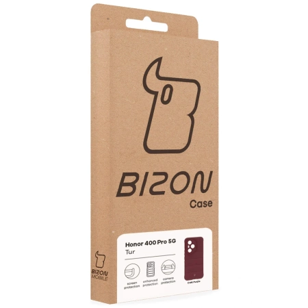 Pancerne etui Bizon Case Tur do Honor 400 Pro, burgundowe