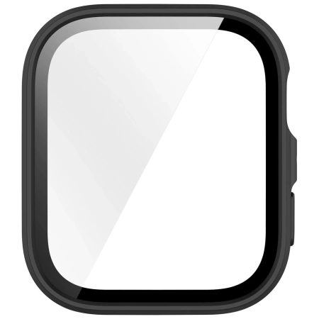 Etui ze szkłem do zegarka Bizon Case+Glass Watch do Huawei Watch Fit 4, czarne matowe