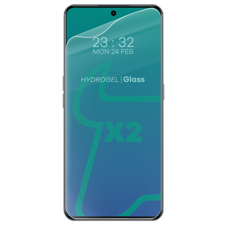 Folia hydrożelowa na ekran Bizon Glass Hydrogel do Realme GT3, 2 sztuki