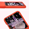 Silikonowe etui Bizon Soft Case do Motorola Razr 50 Ultra, czerwone