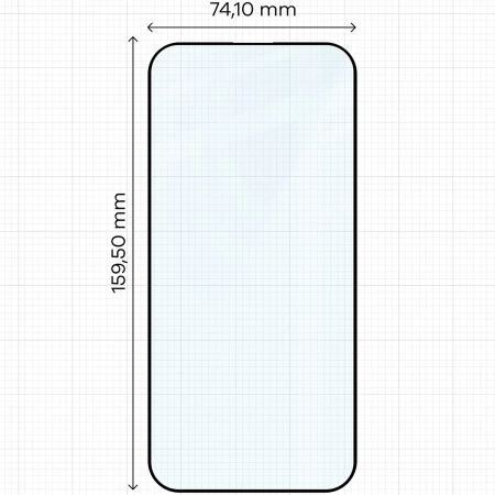 Szkło hartowane Bizon Glass Edge Duo do iPhone 16 Pro Max, czarna ramka, 2 sztuki