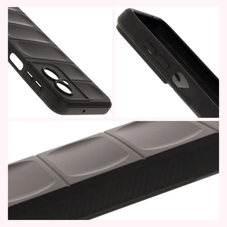 Pancerne etui Bizon Case Tur do Motorola Moto G55 5G, czarne
