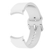Pasek Bizon Strap Watch Silicone do Galaxy Watch 20 mm, biały