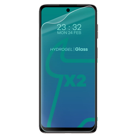 Folia hydrożelowa na ekran Bizon Glass Hydrogel, Moto G42, 2 sztuki