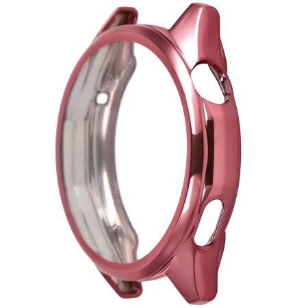 Etui z osłoną ekranu Bizon Case Watch Felipe do Huawei Watch GT6 46 mm, różowe