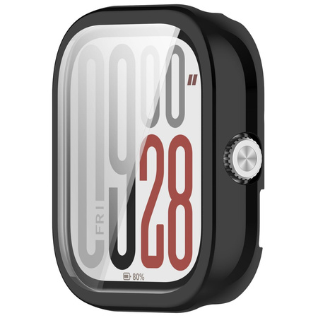 Etui z osłoną ekranu Bizon Case Watch Felipe do Xiaomi Redmi Watch 5, czarne