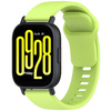 Pasek silikonowy do smartwatcha, Bizon Strap Watch Silicone Pro H, Quick Release 22 mm, jasnozielony