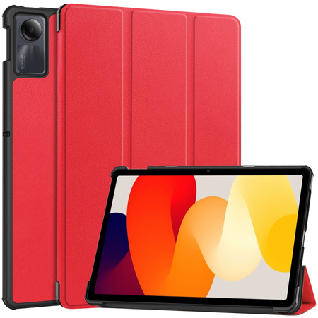 Etui Bizon Case Tab Croc do Xiaomi Redmi Pad SE, czerwone