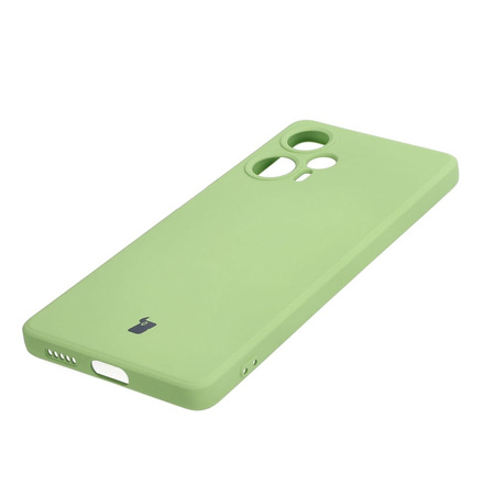 Etui Bizon Case Silicone Sq do Xiaomi Poco F5, jasnozielone