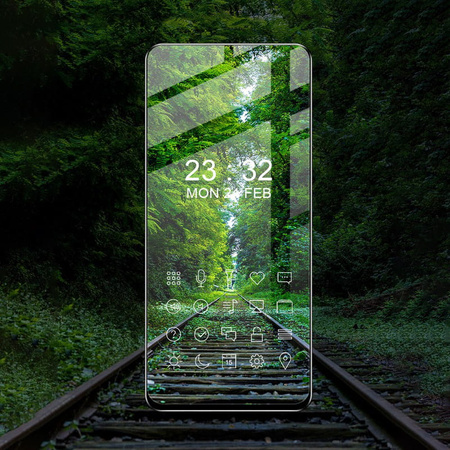 2x Szkło + szybka na aparat Bizon Edge Pack do Galaxy A73