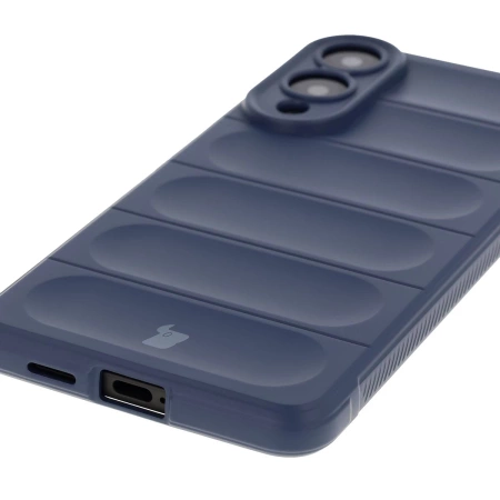 Pancerne etui Bizon Case Tur do Galaxy S25 Edge, granatowe