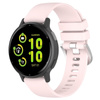 Pasek silikonowy do smartwatcha, Bizon Strap Watch Silicone Pro T, QuickRelease 20 mm, pudrowy róż