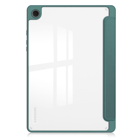 Etui Bizon Case Tab Clear Matt do Galaxy Tab A9 Plus, ciemnozielone