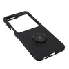 Etui Bizon Case Silicone Ring Sq do Galaxy Z Flip5, czarne