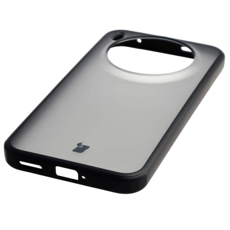 Etui Bizon Case Angelo do Vivo X300, przydymione z czarną ramką