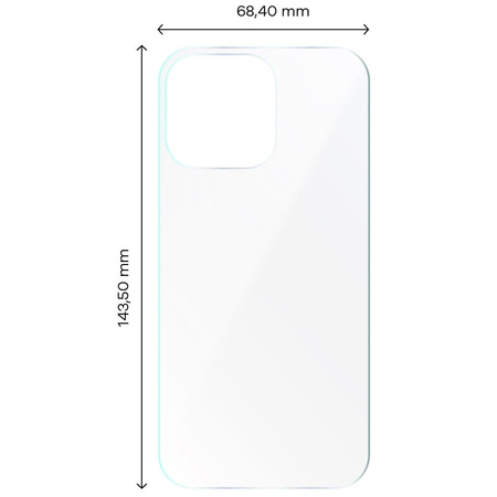 Folia hydrożelowa na tył Bizon Glass Hydrogel Back Duo, iPhone 13 Pro, 2 sztuki